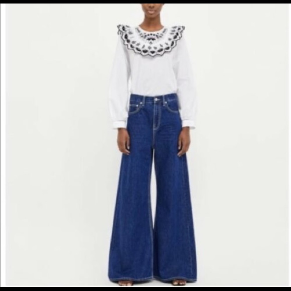 NWTs Zara High Waisted Flairs